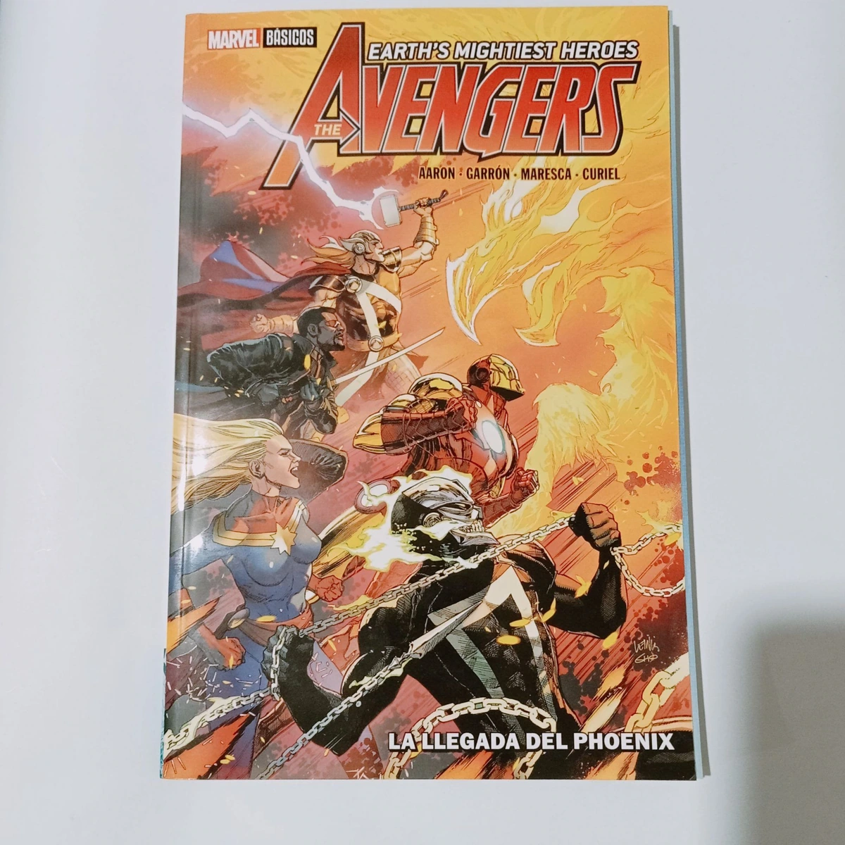 Cómic The Avengers La llegada del phoenix
