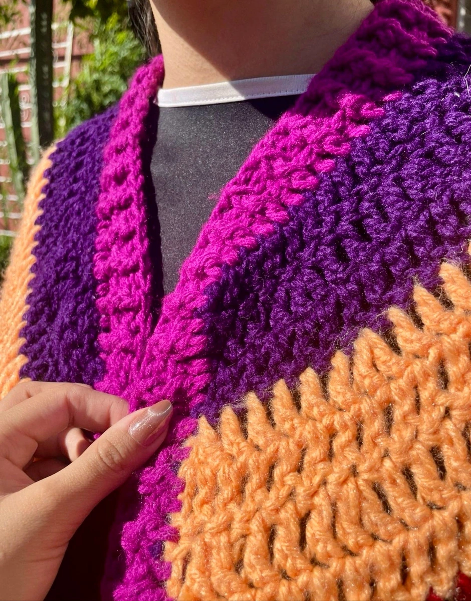 Suéter de estambre hecho a mano 🧶