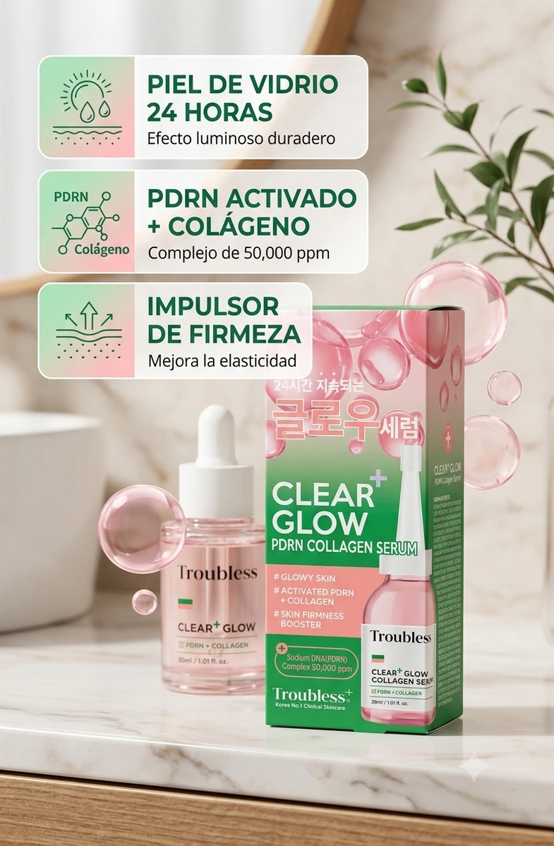 Serum coreano 🇰🇷 Clear+Glow PDRN Collagen Serum