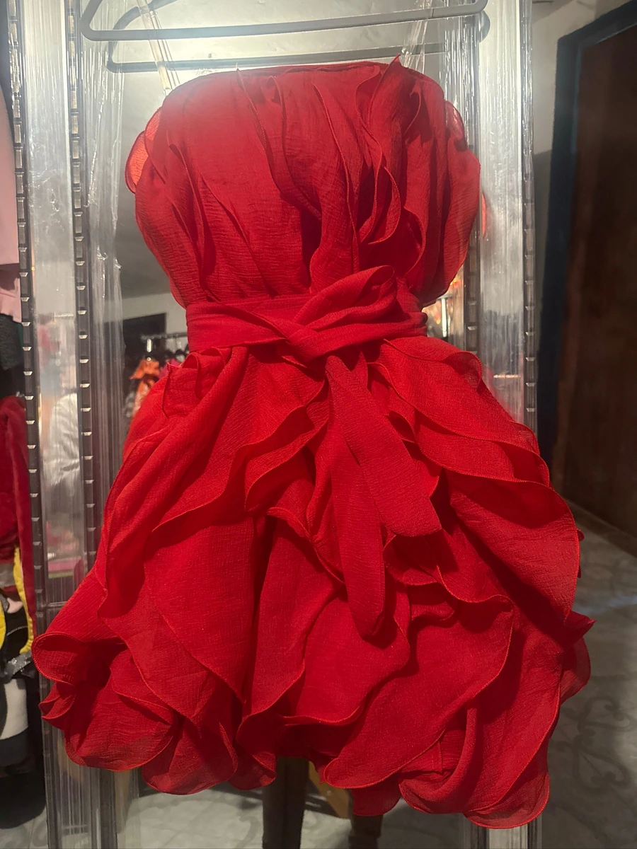Vestido rojo corto