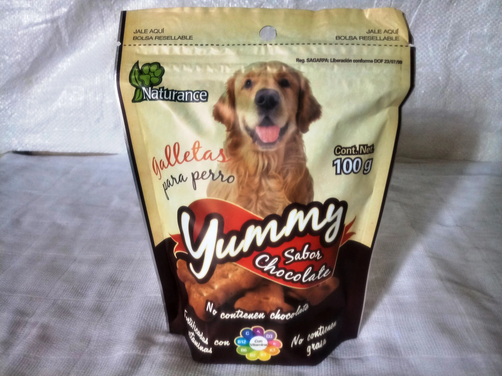 Premios Para Perro Galleta Yummy Naturance 100 Grs