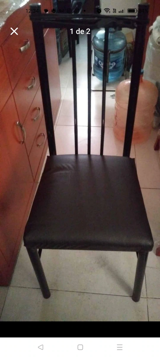 Silla metálica