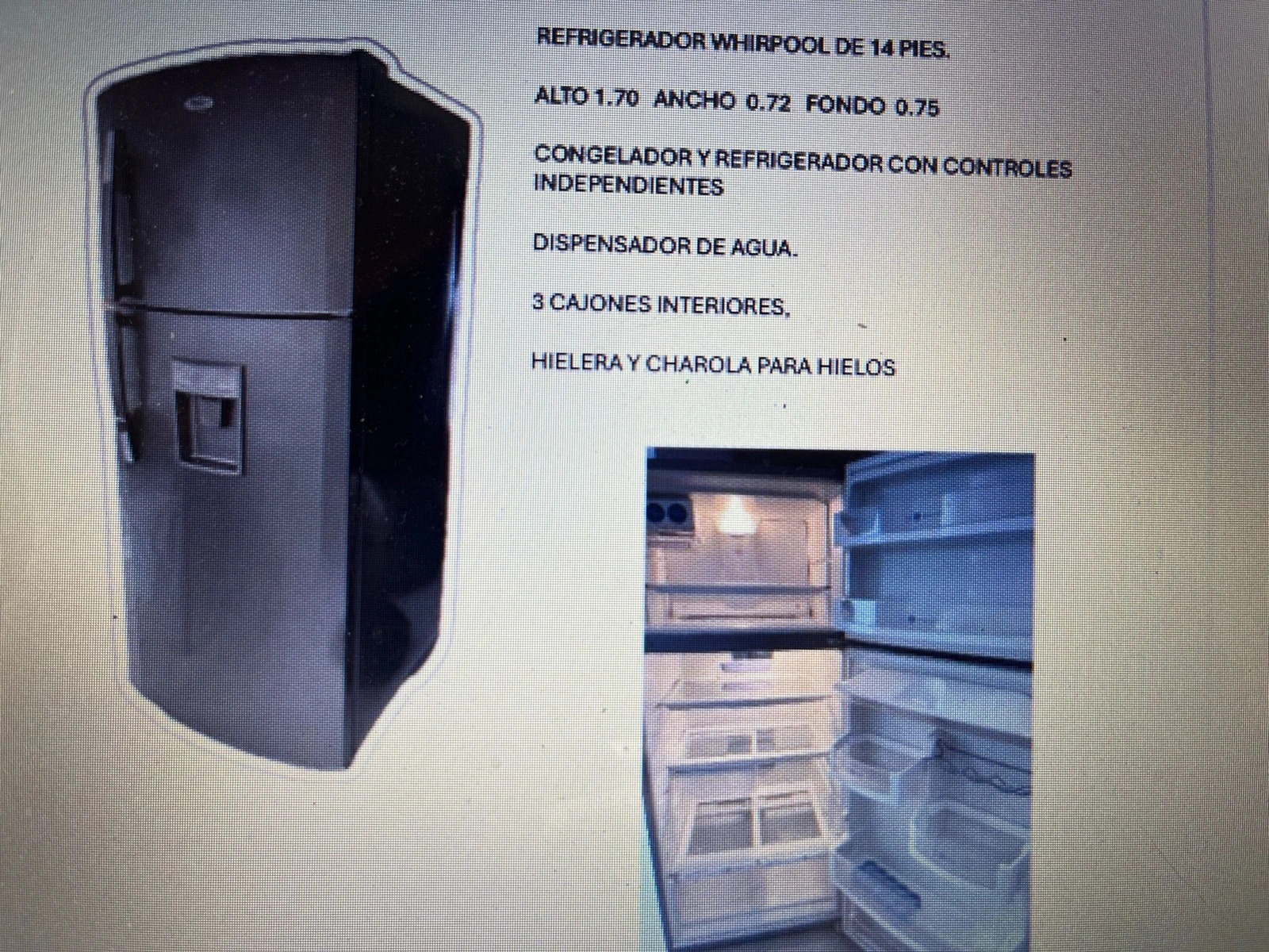 Refrigerador Whirpool
