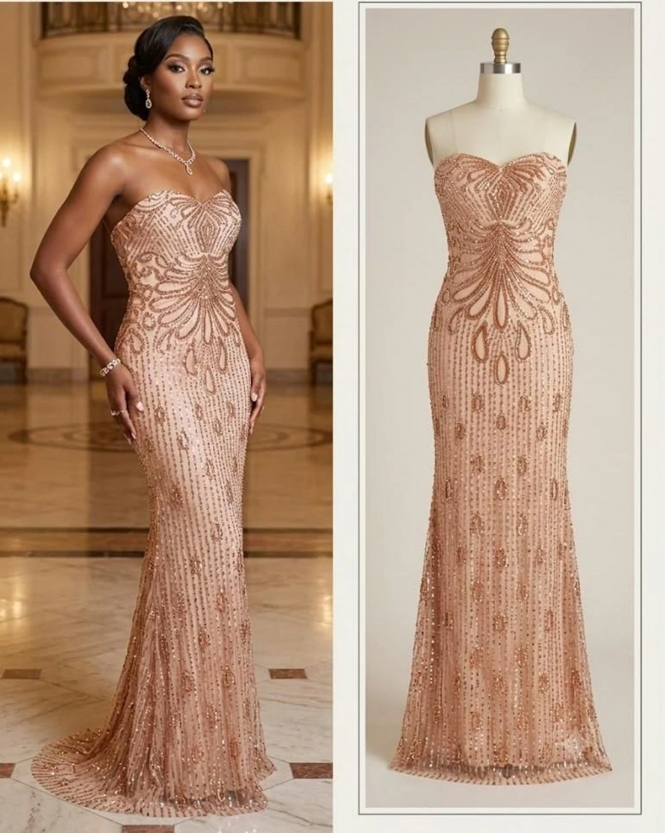 Vestido de fiesta marca fashion Nova