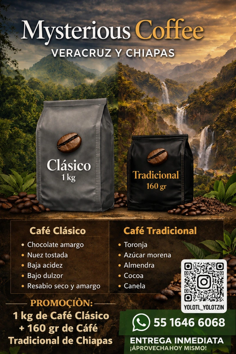 Café artesanal doble orígen