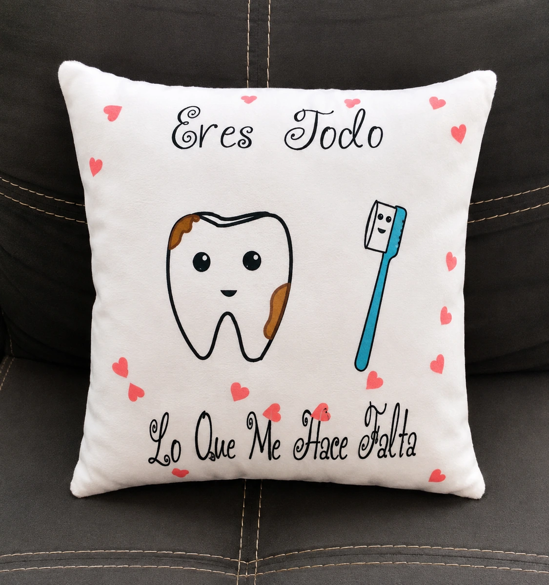 Cojin regalo dentista eres todo lo que me hace falta