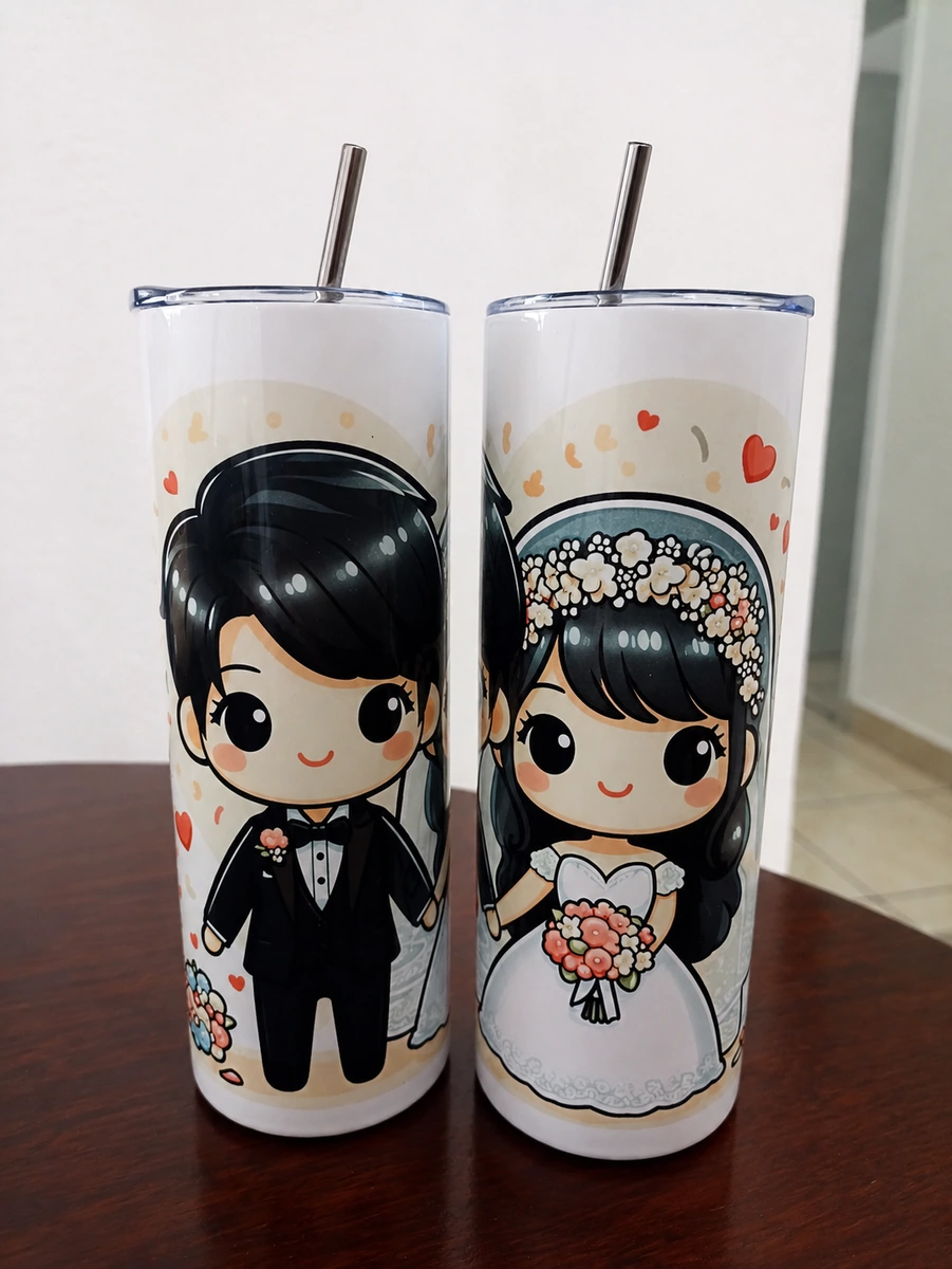Par De Termos Novios Personalizados