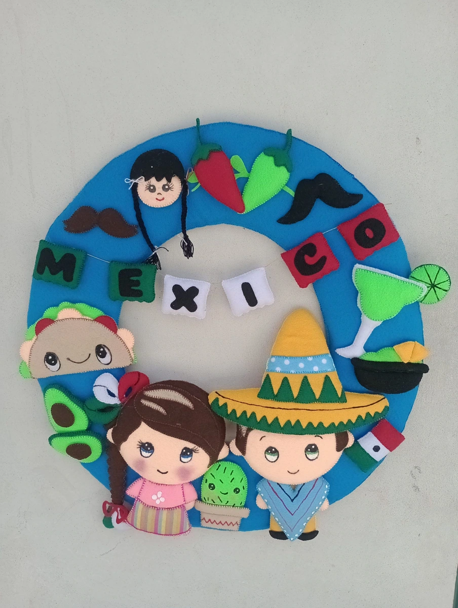 Hermosa corona de fiestas patrias