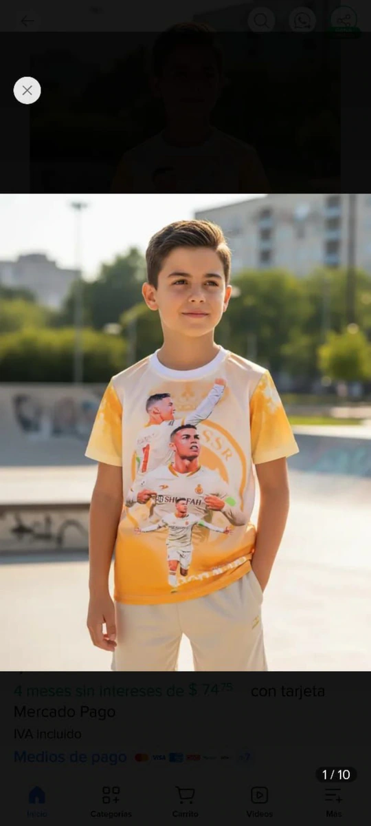 Playera de Ronaldo