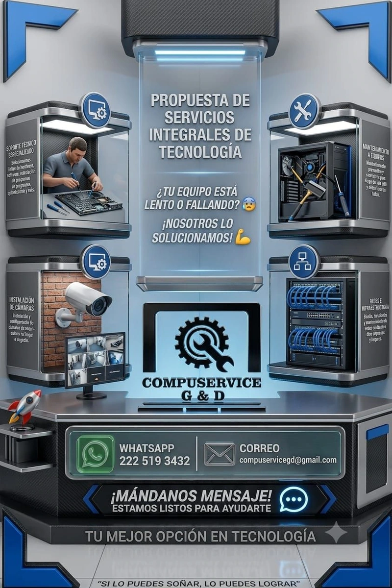 🖥️ CompuService G&D | Soporte Técnico e Infraestructura de TI