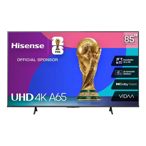 Smart TV Hisense 85” 4K UHD 85A65NV con Dolby Vision