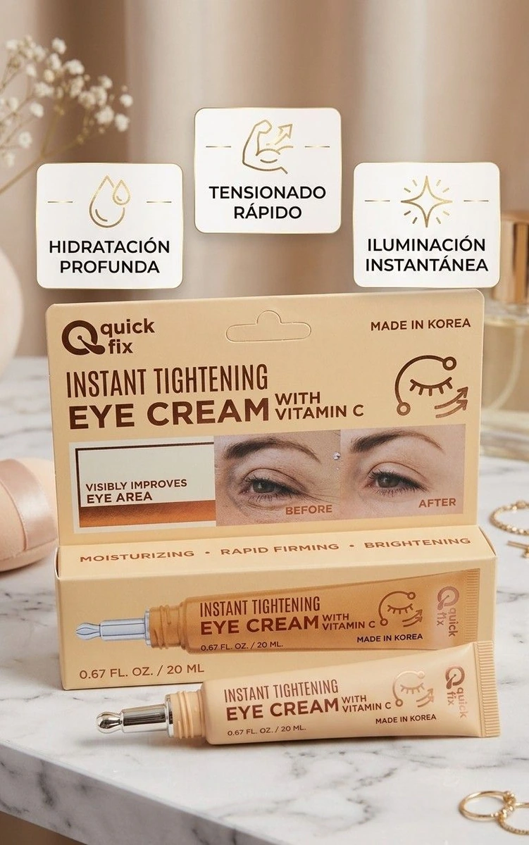 Crema de ojos coreana 🇰🇷 reafirmante con vitamina c