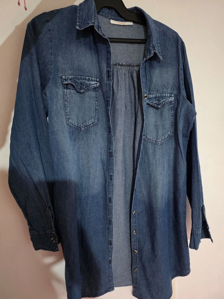 Camisa de mezclilla mujer