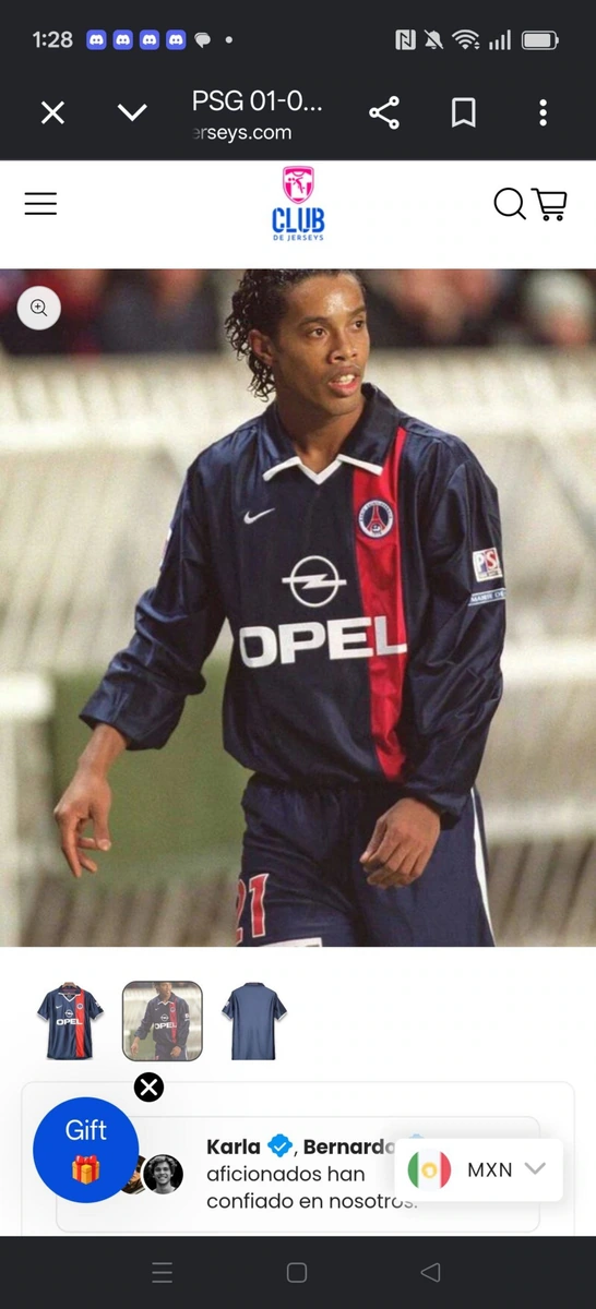 Playera Psg 2000/2001