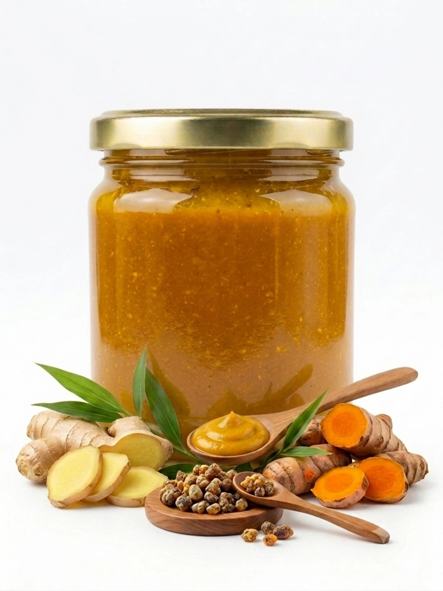 Miel + Propóleo Puro + Jengibre+ Curcuma