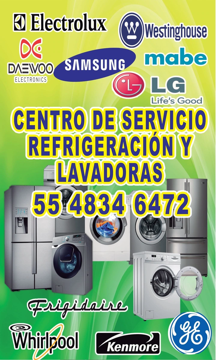 REPARACIÓN DE REFRIGERADORES Y LAVADORAS