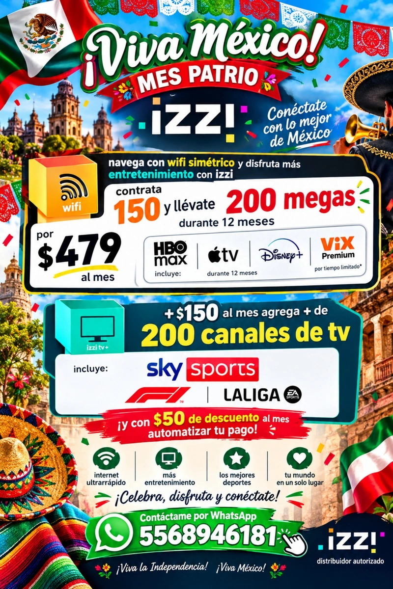 Paquetes Internet IZZI