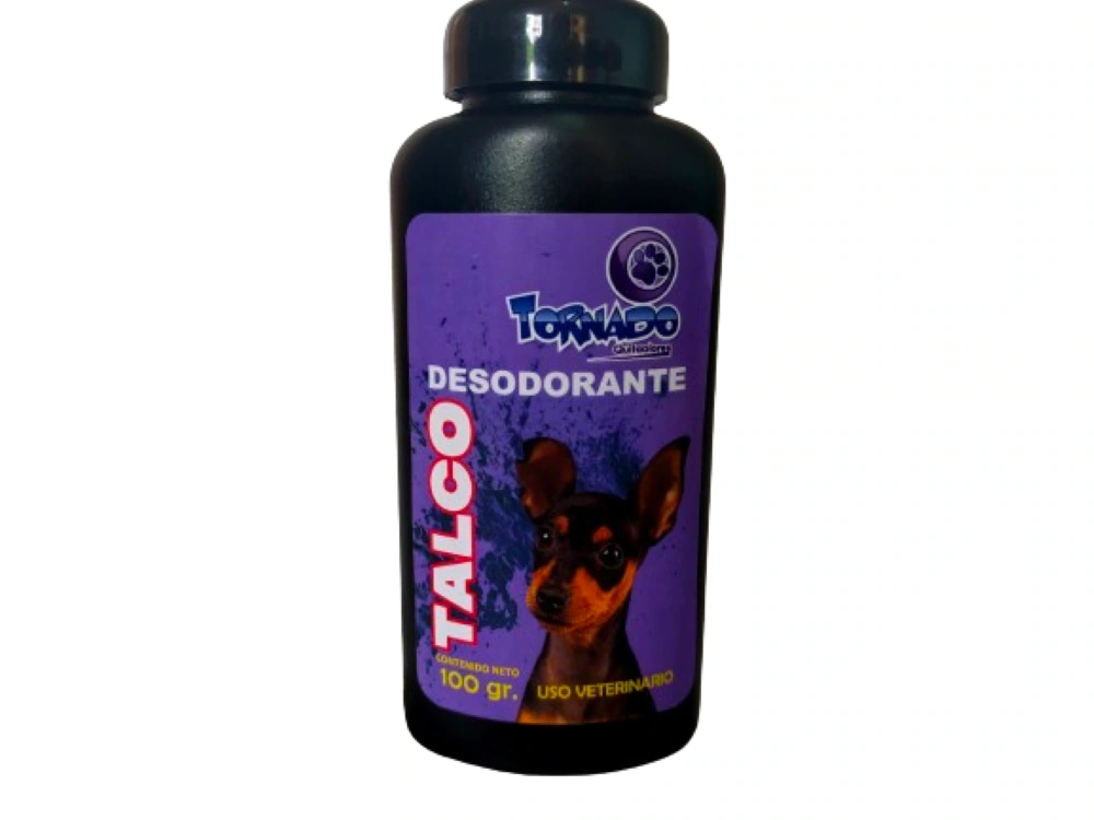 Talco Desodorante Para Limpieza Para Perros Tornado