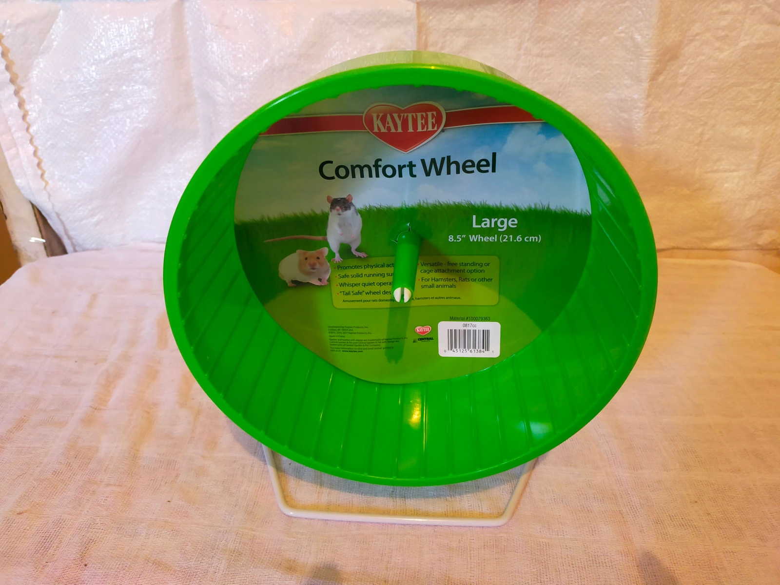 Rueda Ejercitadora Mediana Para Hamsters 21.6 Cms Kaytee