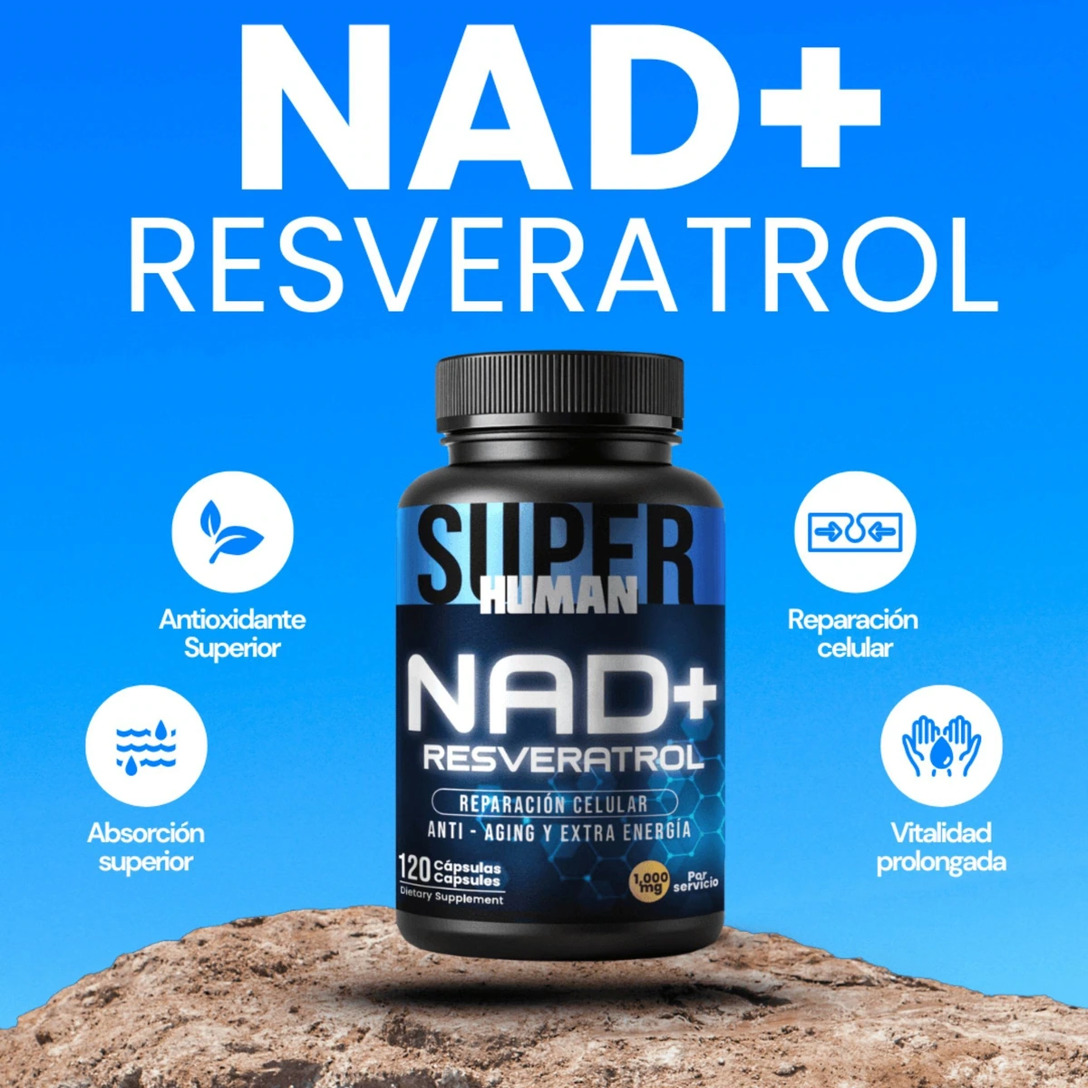 Capsulas Anti Edad con Resveratrol