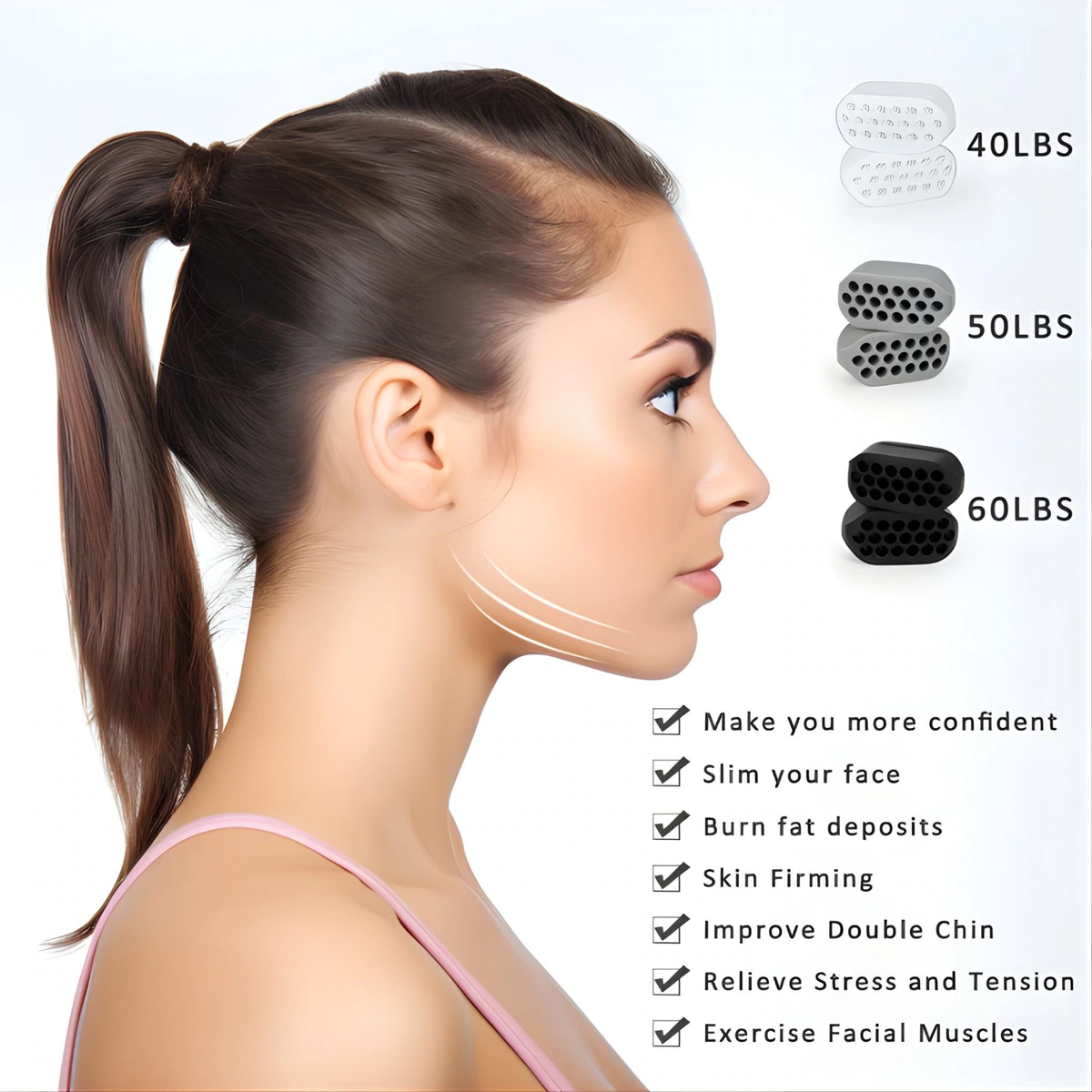 Ejercitador De Mandibula 6 Pcs