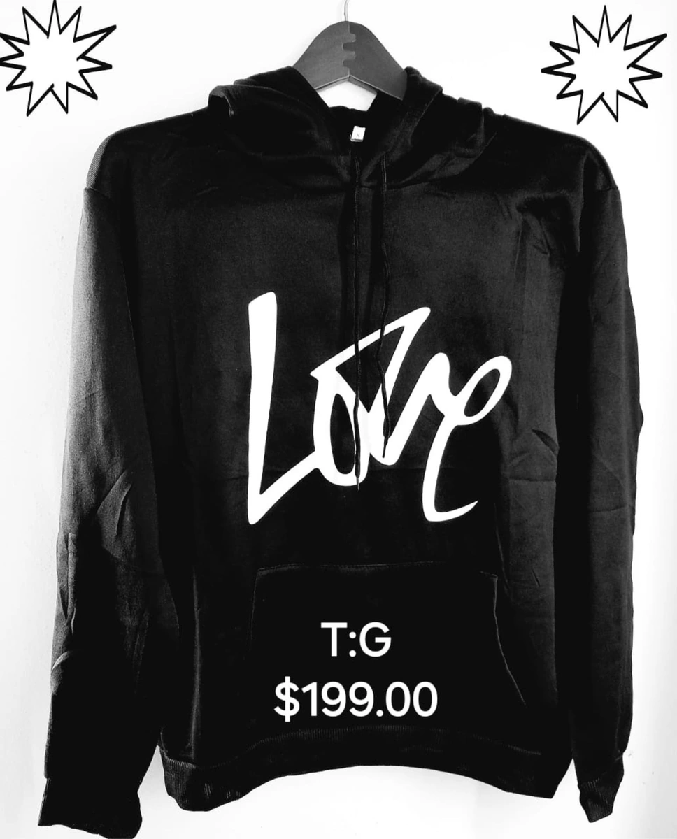 Sudadera unisex negra