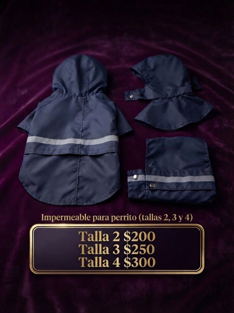 Permeable para perrito talla 4
