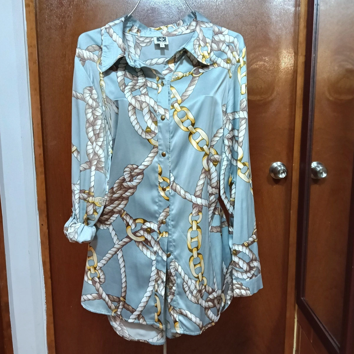 Blusa satinada