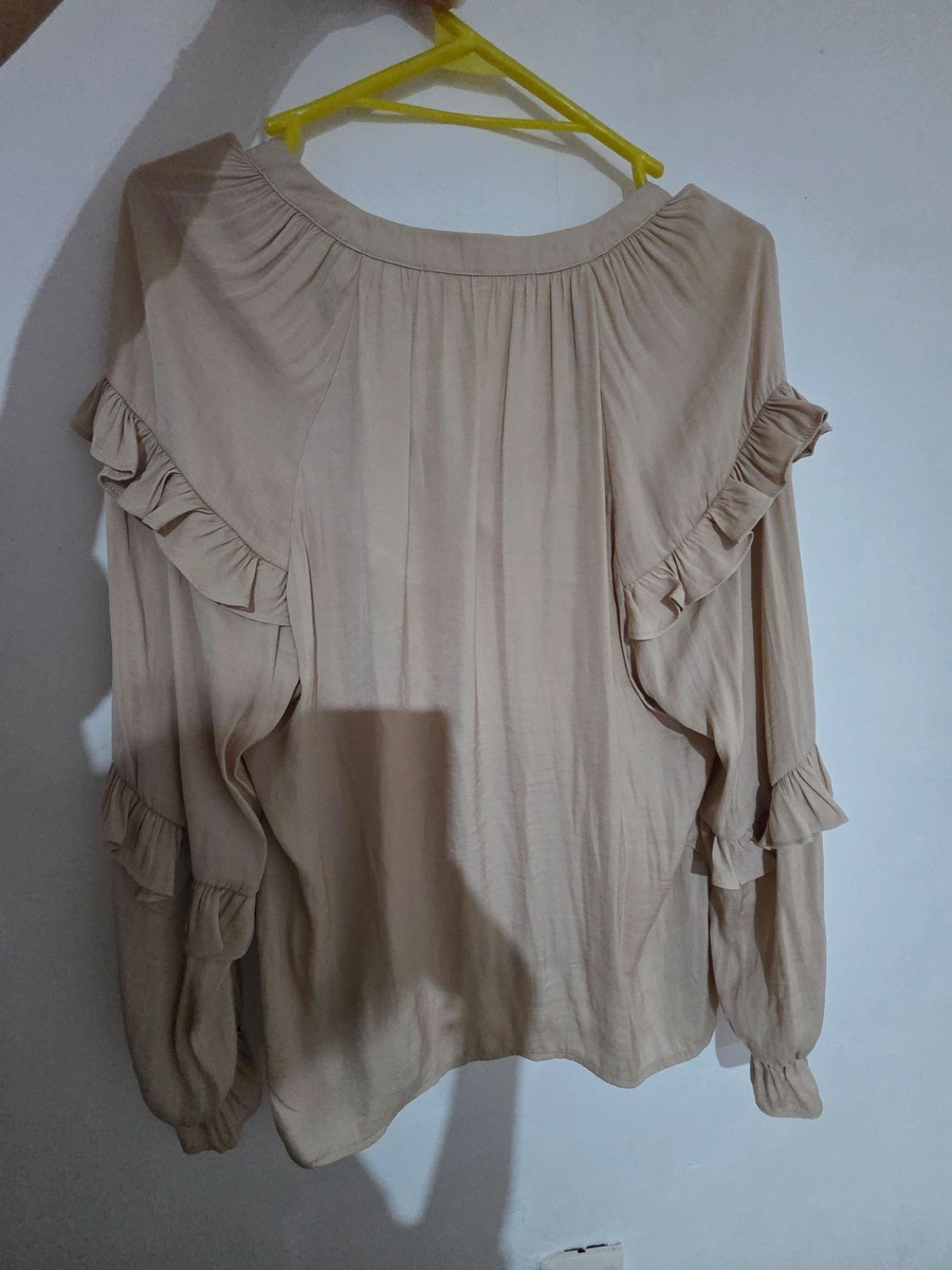 Blusa beige formal