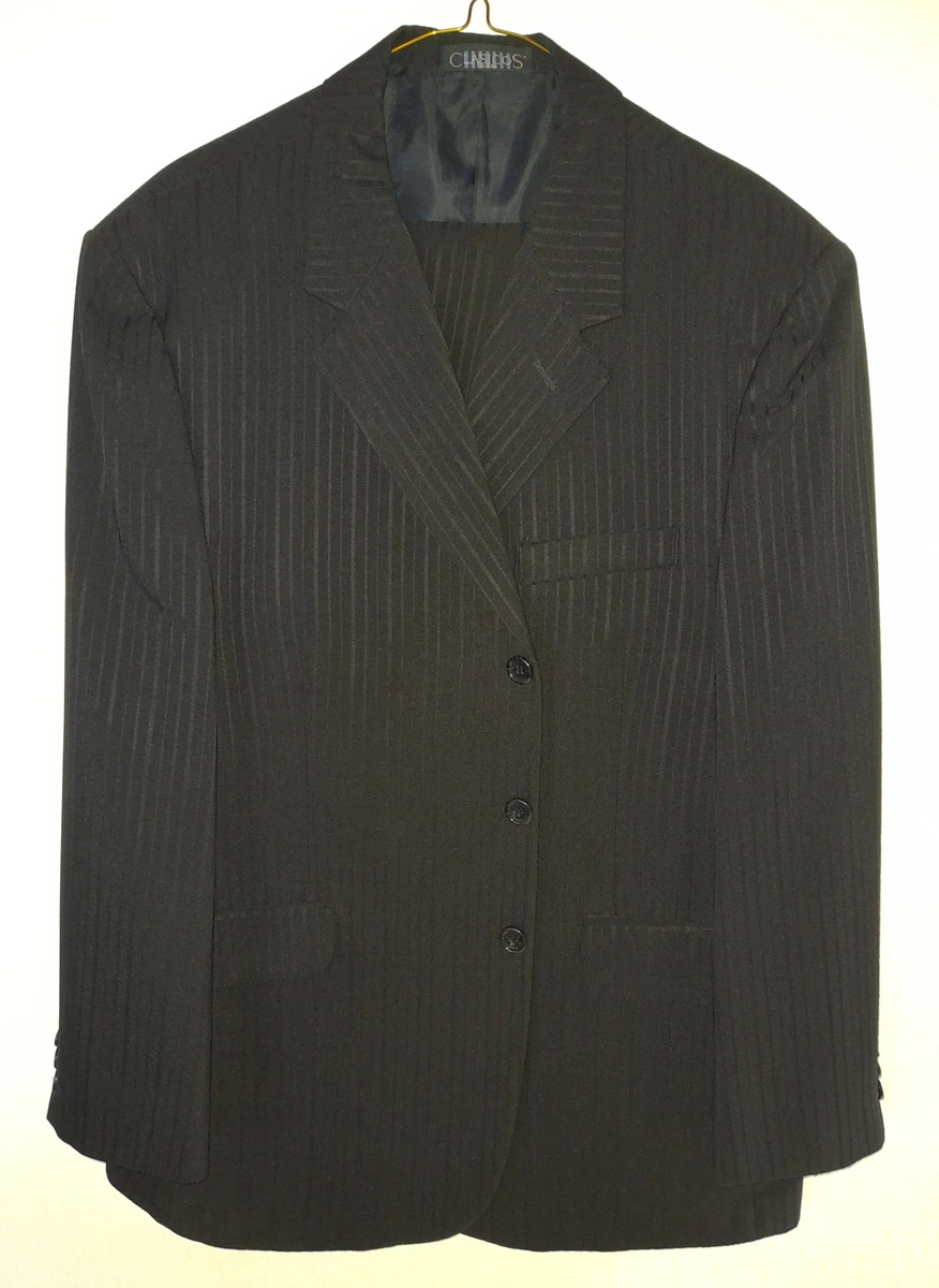 CHAPS - Traje Completo Rayado Azul