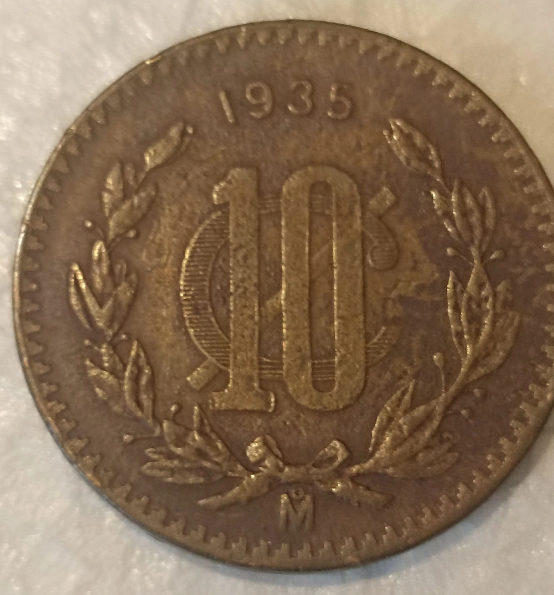 Monedas de 10 centavos 1920,1919 y1935