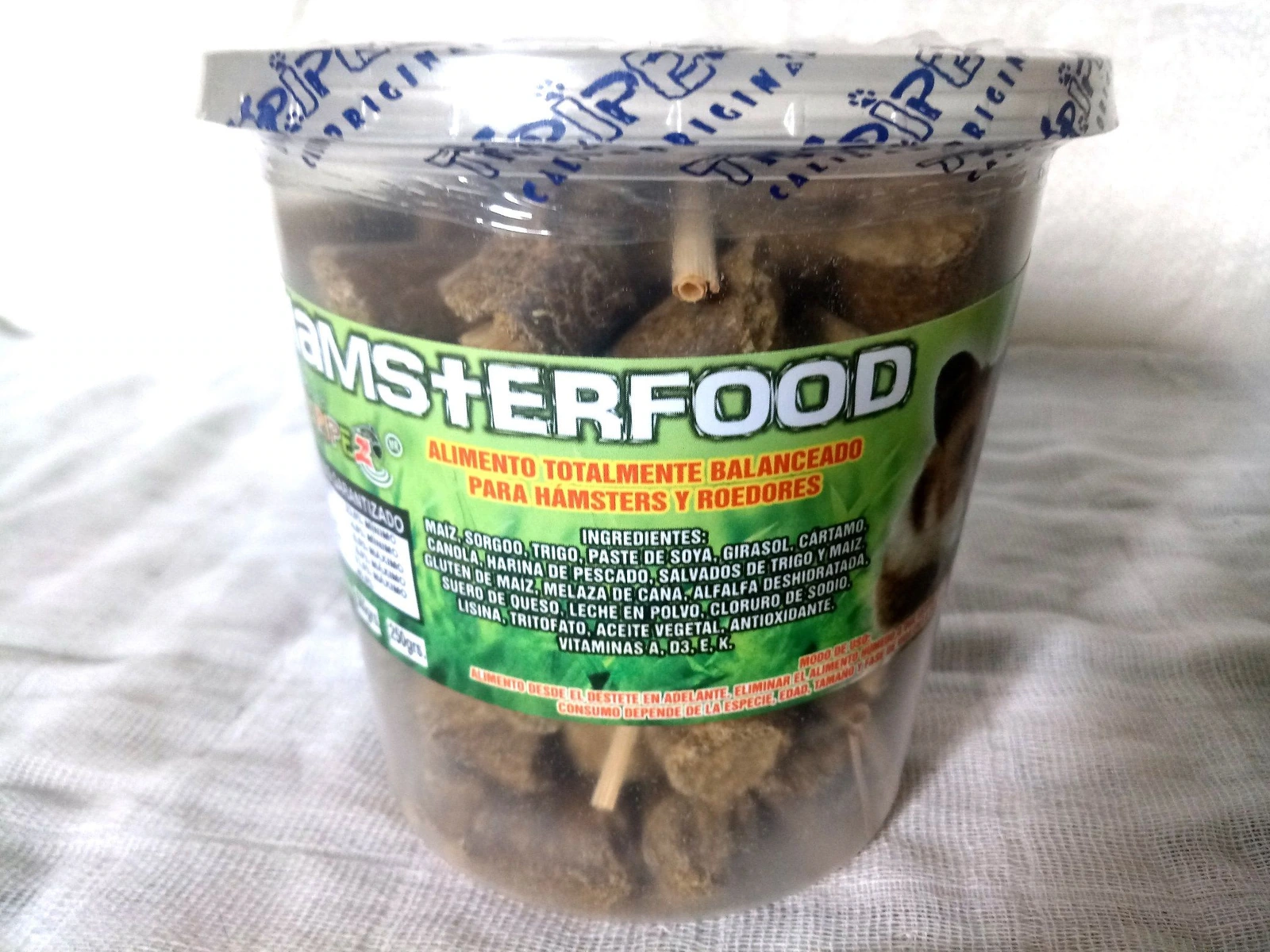 Alimento Para Hamsters Y Roedores Ronny 500 Grs Nutricubos