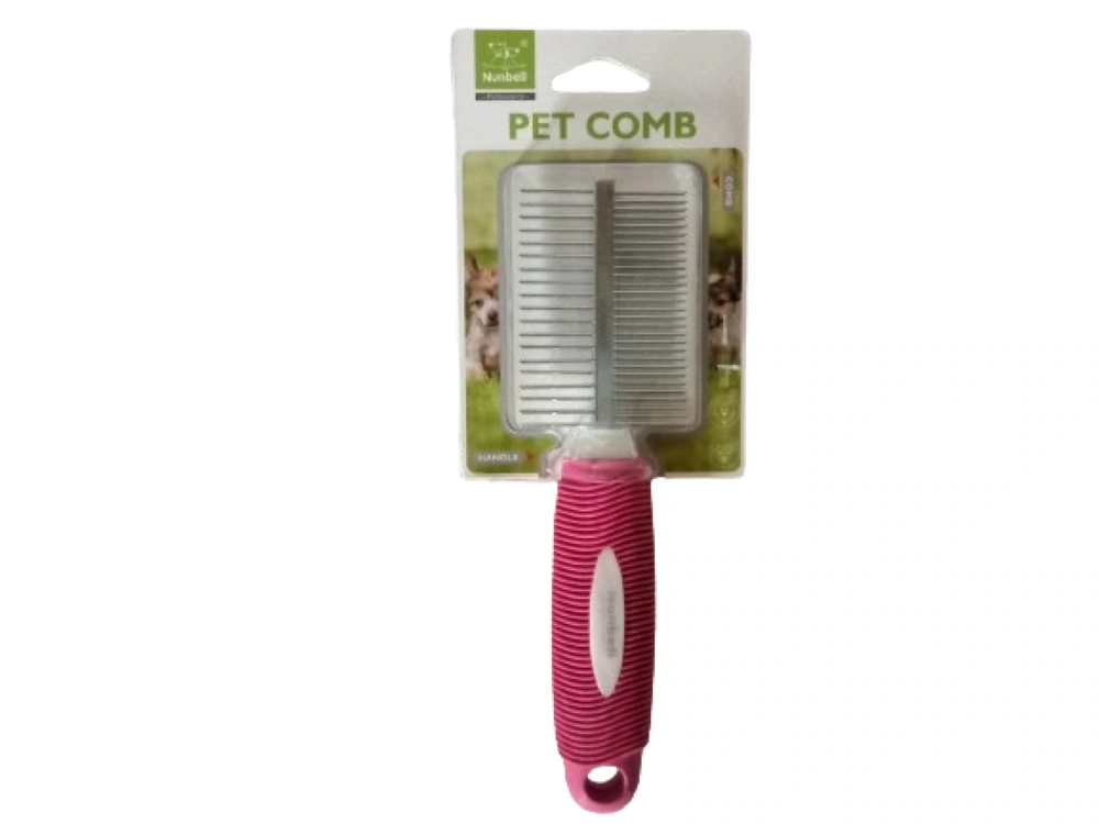 Peine Metálico Doble Para Perro O Gato Nunbell Deshace Nudos