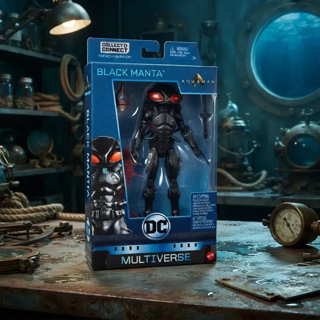 Black Manta Dc Multiverse Baf Trench Warrior