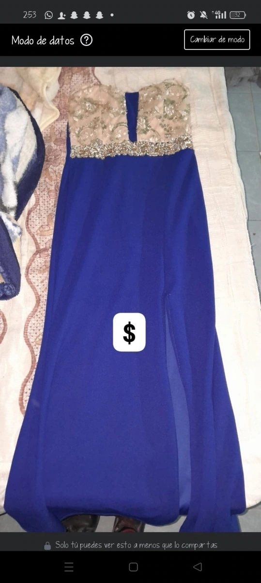 Vestido plateado