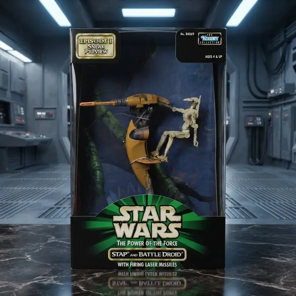 Star Wars-stap And Battle Droid-with Firing - Missiles-Referencia c-18.
