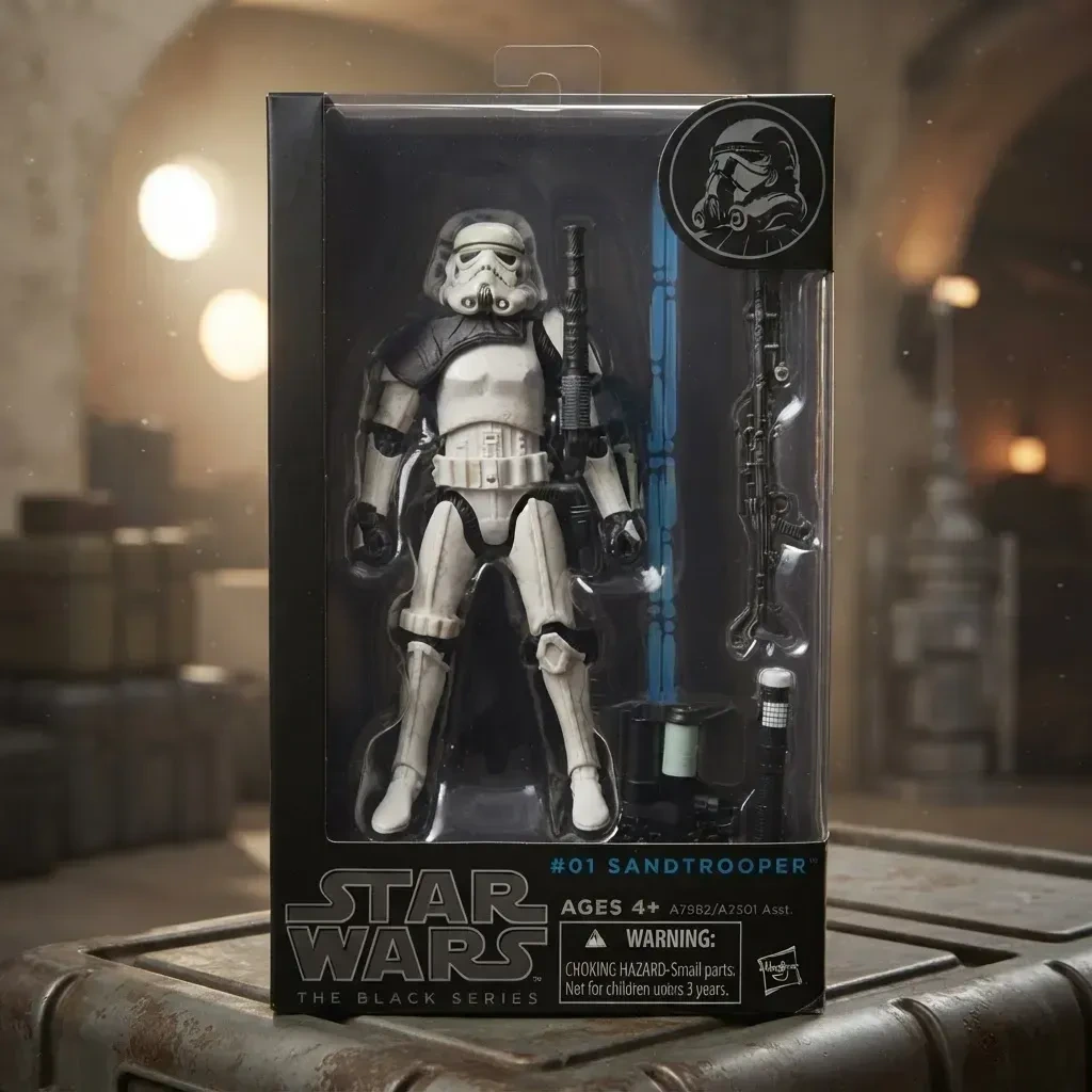 Star Wars-sandtrooper Corporal-black Series-blue Wave - Referencia -c-9.