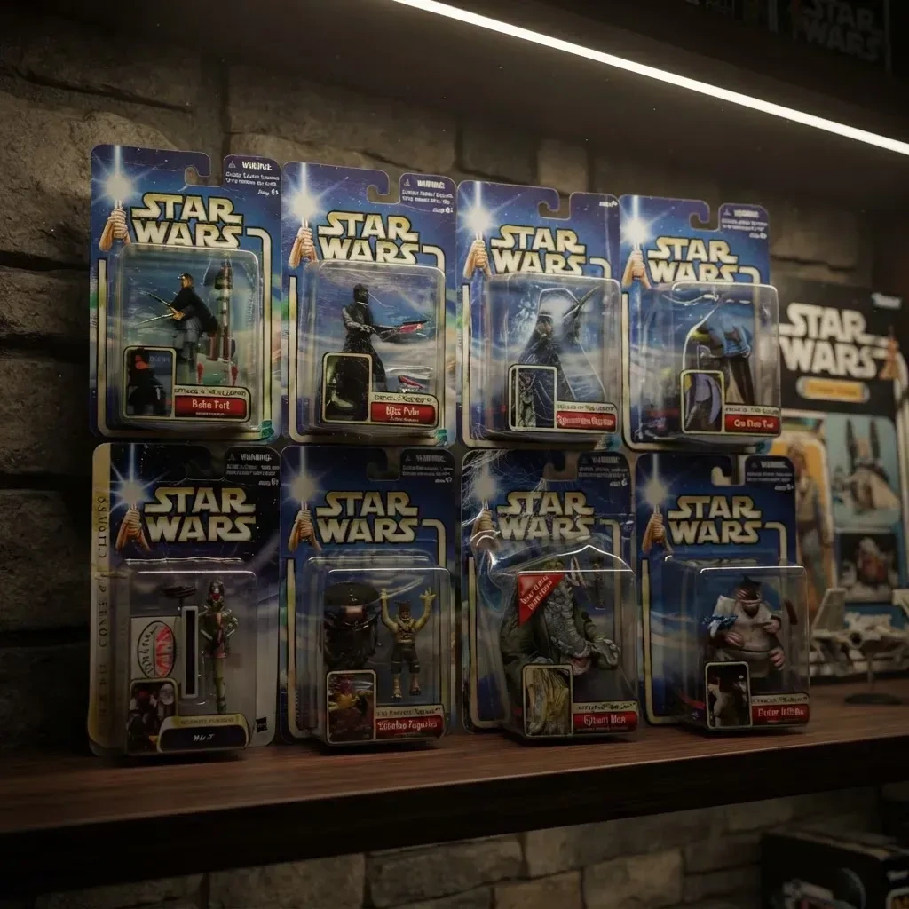 Star Wars 3.75 Pulg-saga Azul - Año 2002 ( 8 Pack ). Referencia - C-21