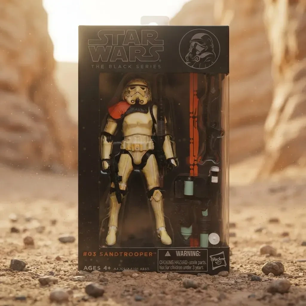 Star Wars-sandtrooper-black Series-orange Wave- Referencia - c-9.