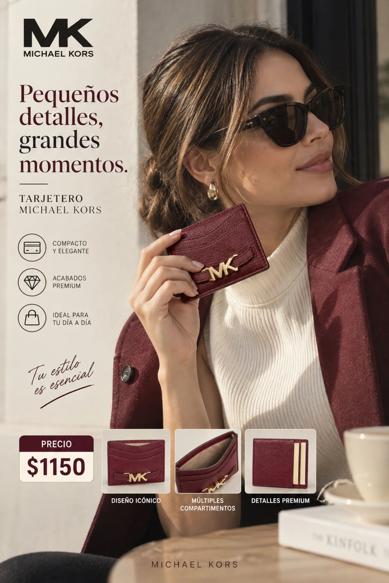 Tarjetero Michael Kors