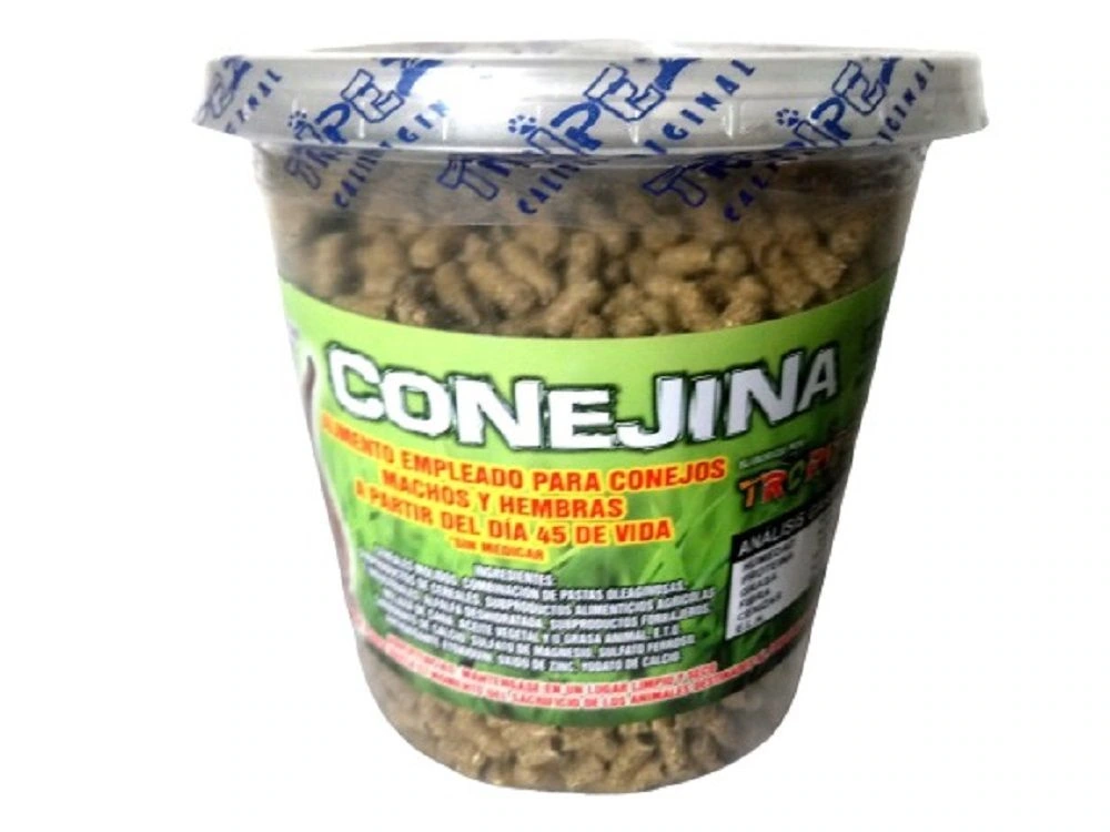 Alimento Para Conejos Tropipez Conejina 500 Grs