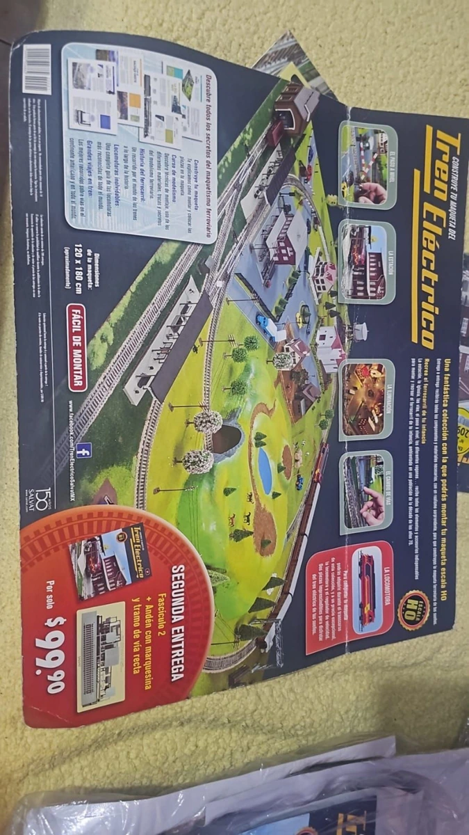 Construye tu maqueta del Tren Eléctrico total mente nuevo, nunca abierto de colección