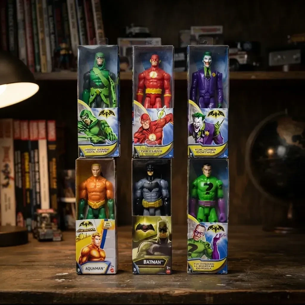 Dc-Comic´s- 12 Pulgadas-- (set De 6 Piezas)- Referencia - Pack 8-c-13.