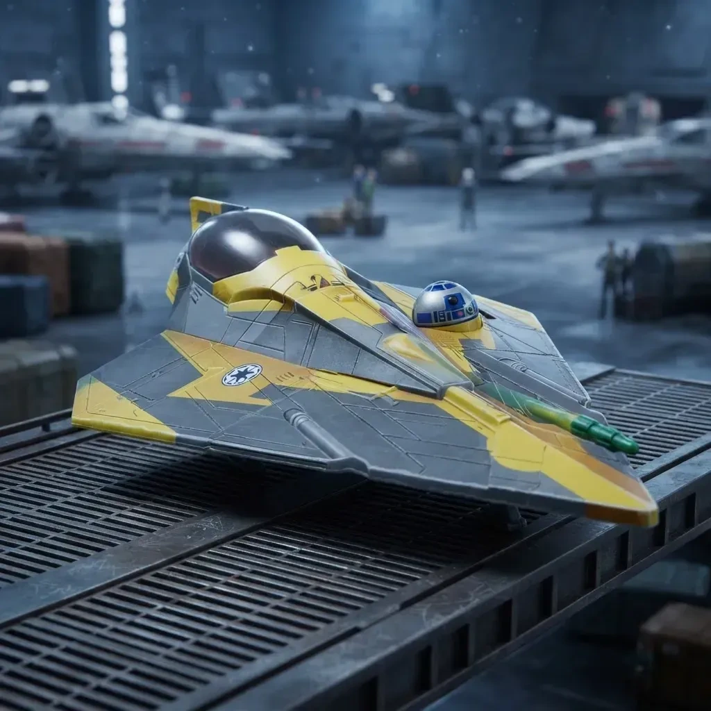 Star Wars- Nave rebels-anakin-jedi Starfighter-   Referencia -19.