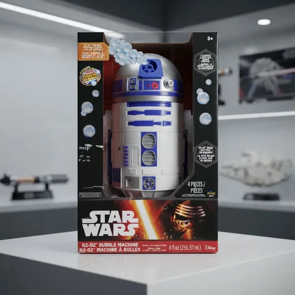 Star Wars - R2-D2  Maquina De Burbujas- Luz Y Sonido - Referencia -7
