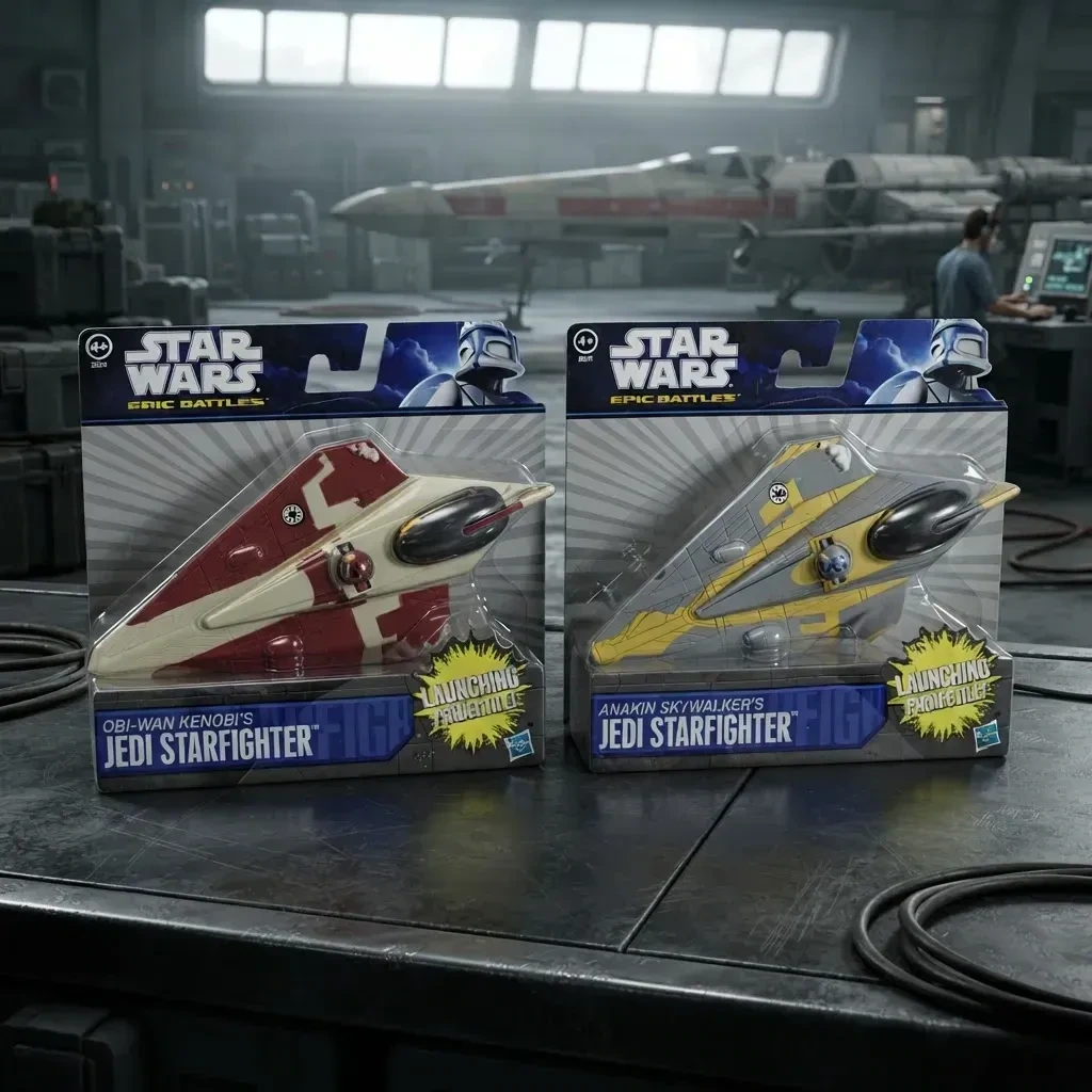 Star Wars-jedi Starfighter 2 Naves -Anakin & Obi Wan- Referencia #16.