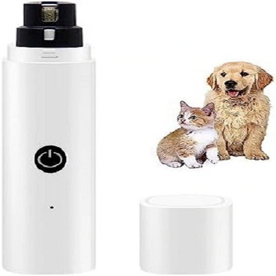 Limador De Uñas Eléctrico Portable Para Mascotas Blanco