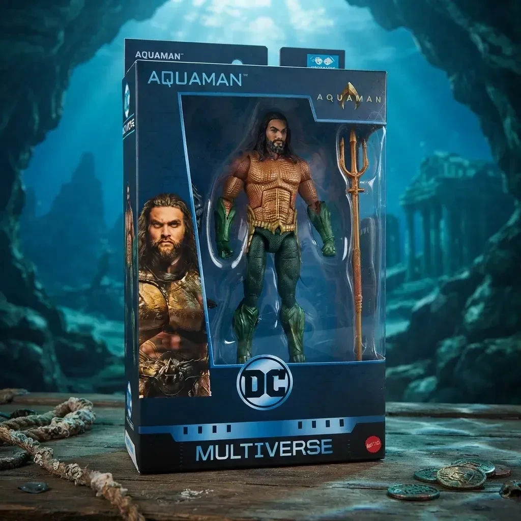 Aquaman Dc Comics -Multiverse Collect Connect Trench Warrior, Referencia # 5