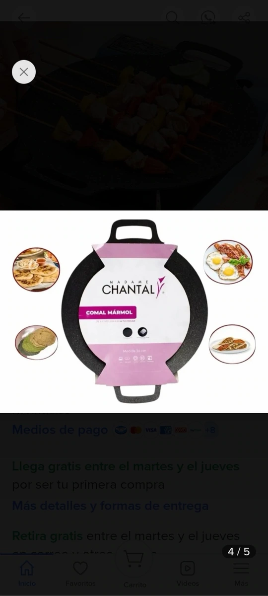 Comal de mármol
